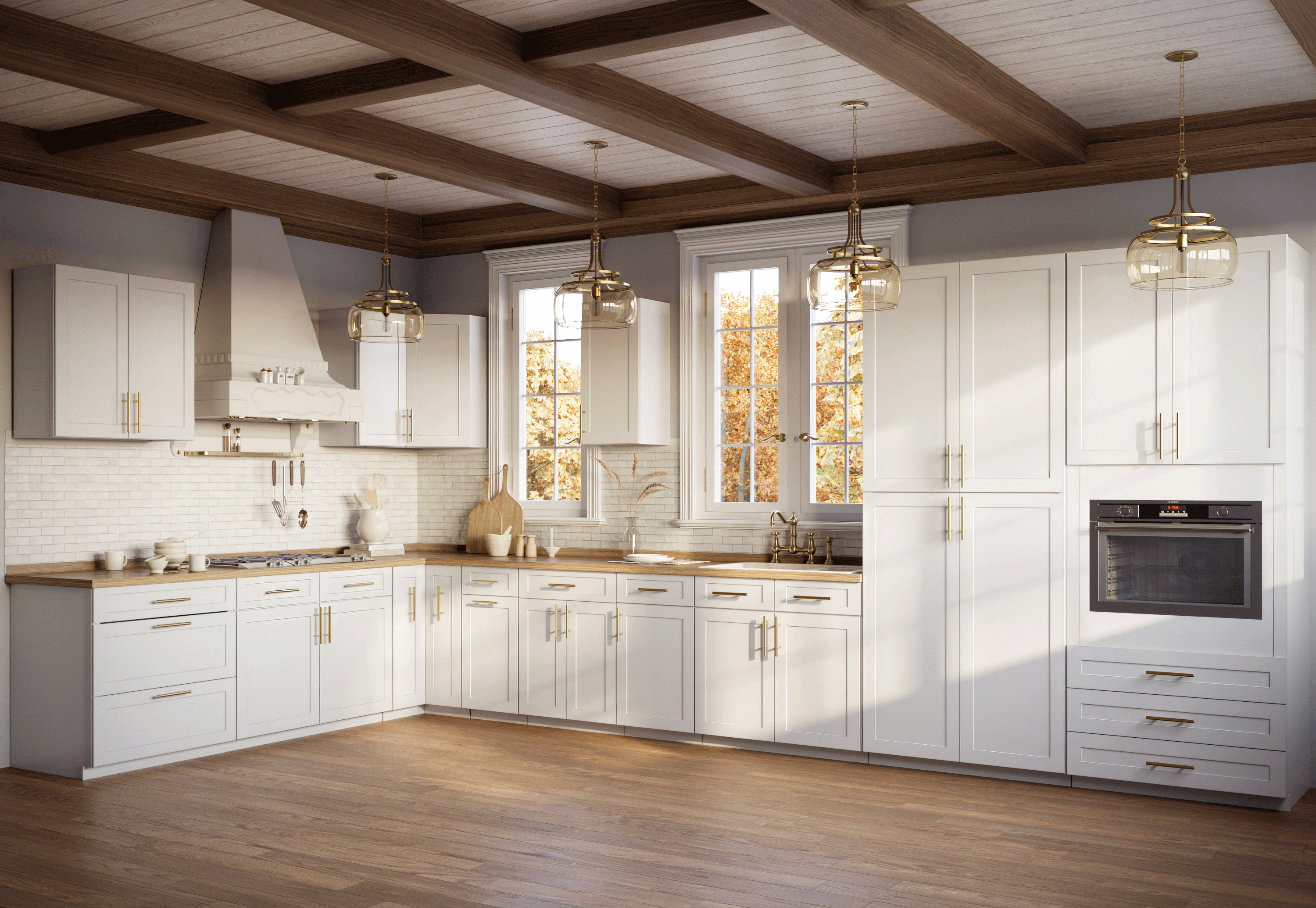Diagonal Corner Wall Cabinet